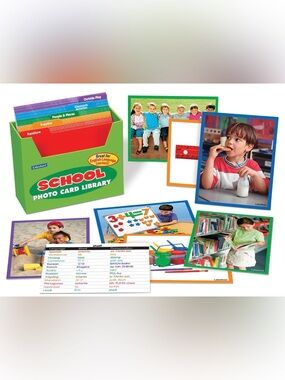 Lakeshore Learning Materials School Photo Card Library